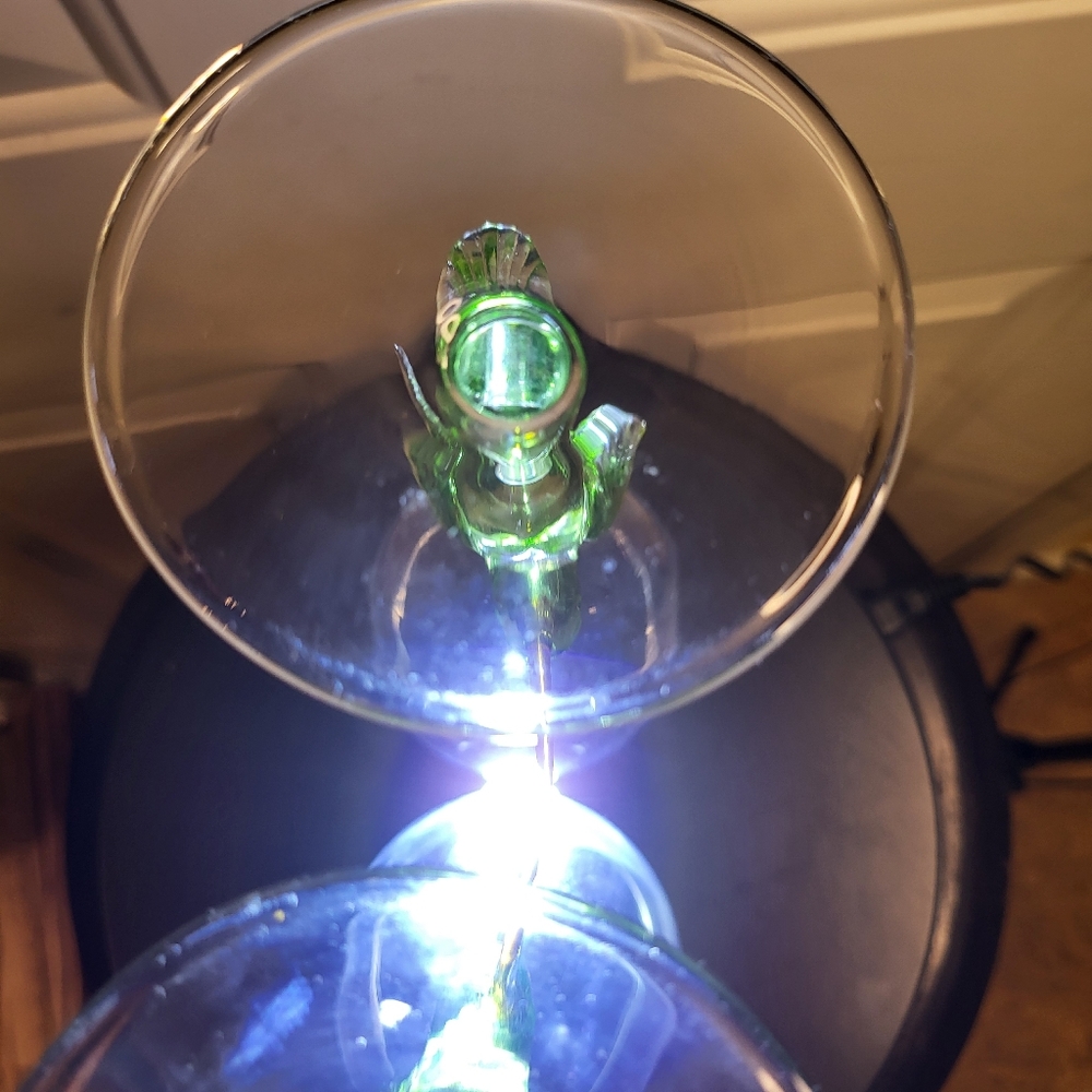 Artisan Hummingbird Colored Wine Glasses - Picture 13 of 16